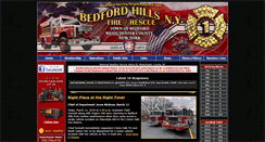 Desktop Screenshot of bedfordhillsfd.org