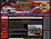 Tablet Screenshot of bedfordhillsfd.org